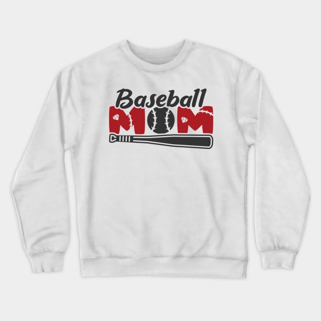 baseball mom Crewneck Sweatshirt by artdise